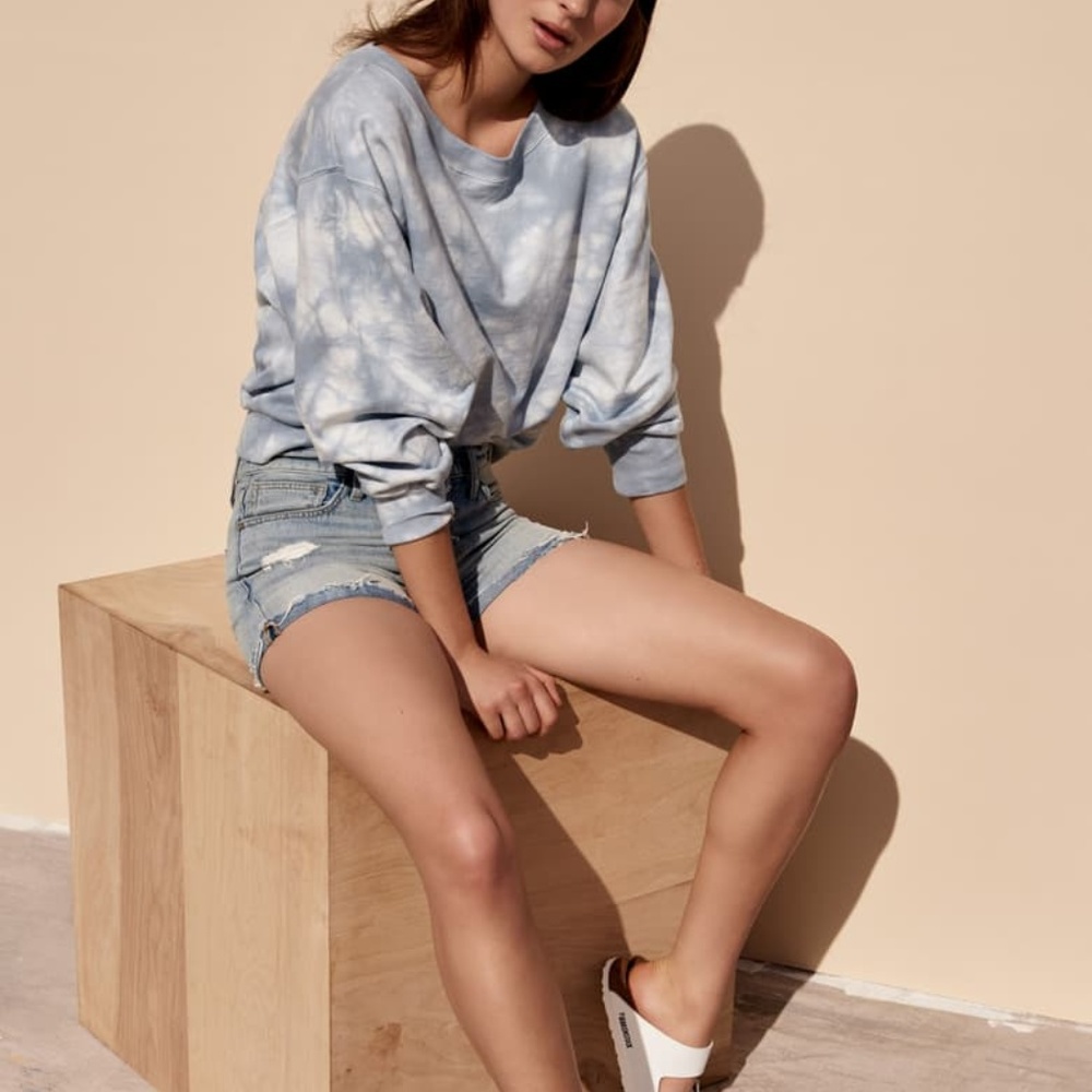 $79 SANCTUARY Nolita Tie-Dye Cotton Sweatshirt - Picture 4 of 8